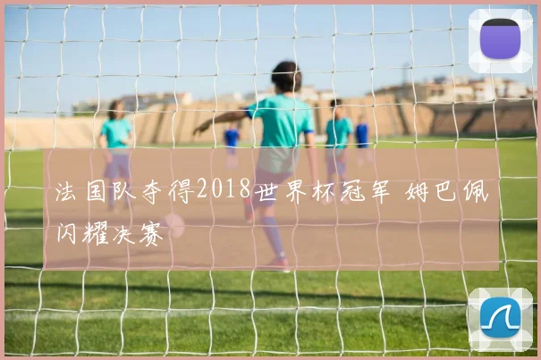 法国队夺得2018世界杯冠军 姆巴佩闪耀决赛